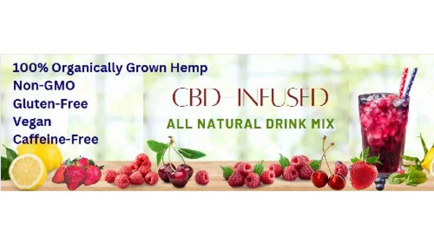 Bright Energy CBD Powdered Drink Mix banner