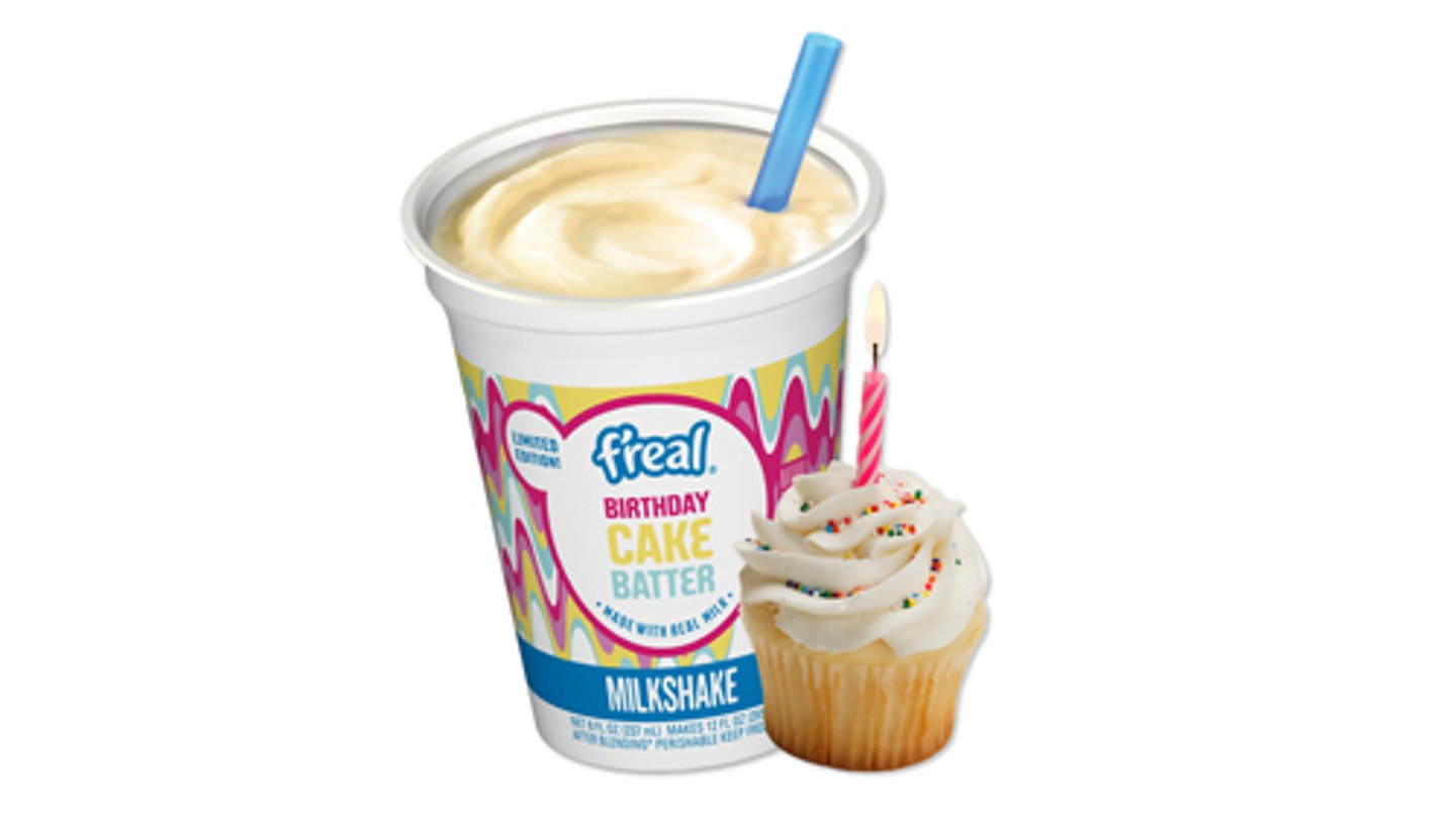 f'real Birthday Cake Batter Milkshake