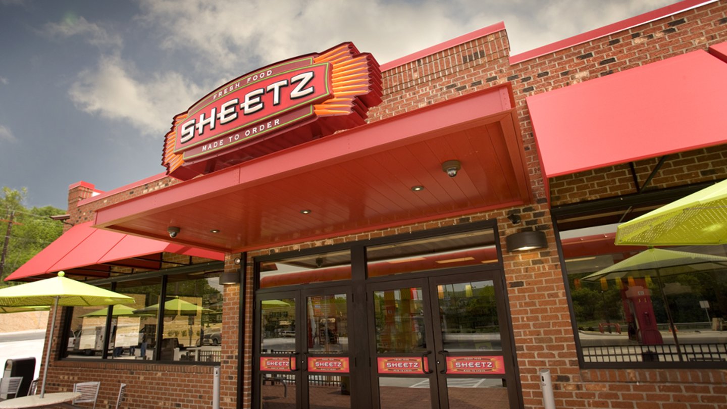 The entrance to a Sheetz convenience store