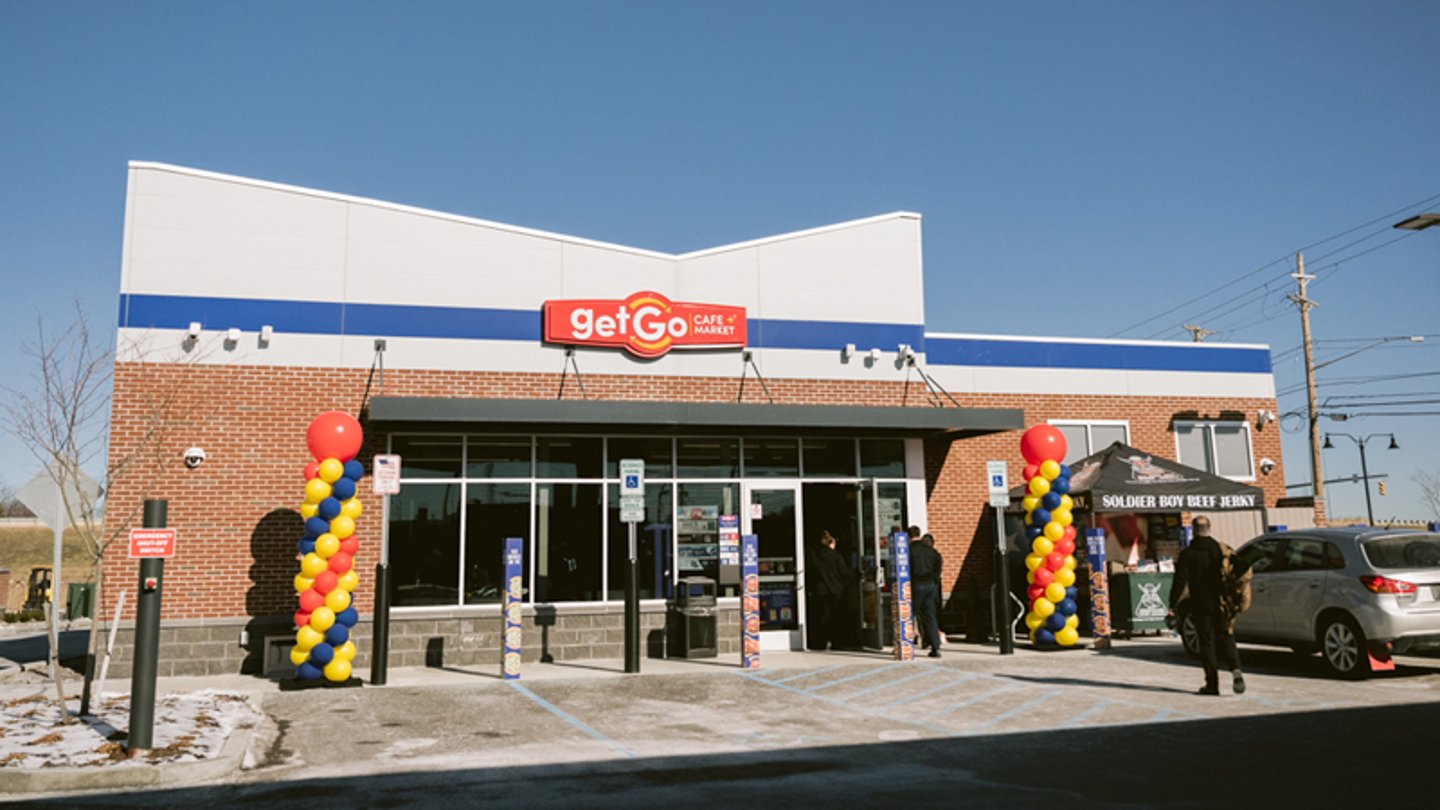 Outside the GetGo convenience store in Mentor, Ohio