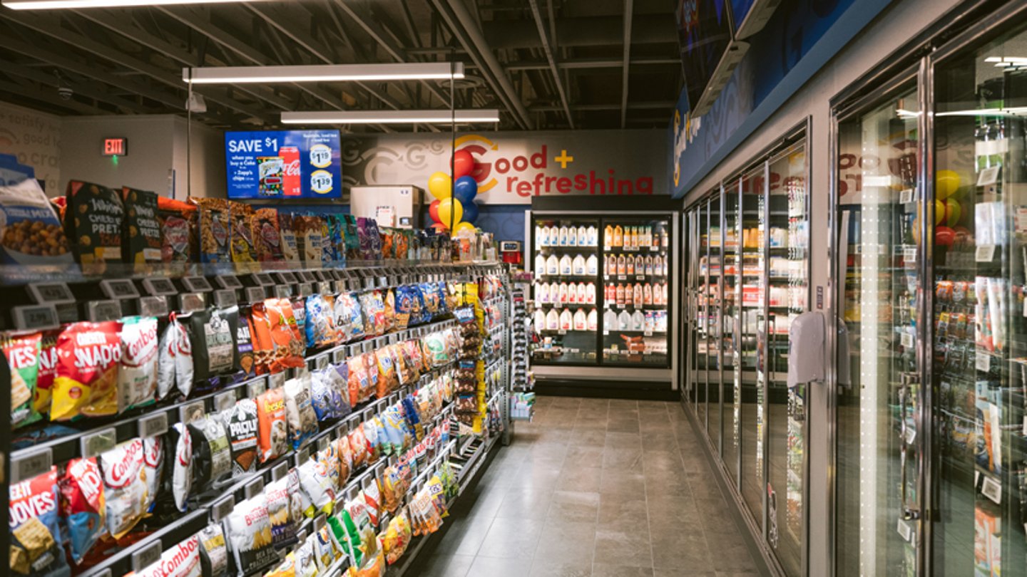 Inside the GetGo store in Mentor, Ohio