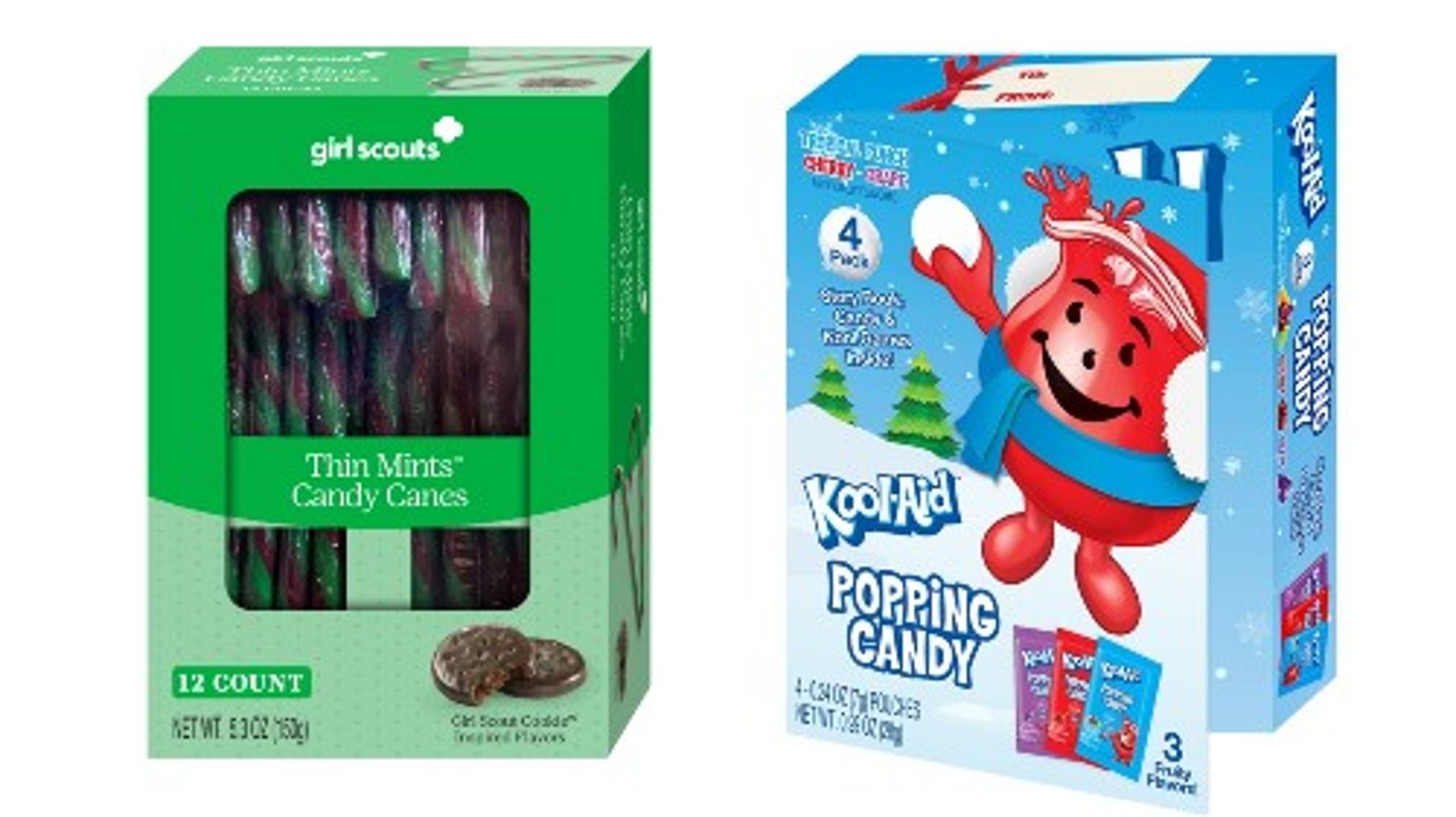 Thin Mint candy canes and Kool-Aid Storybook candy