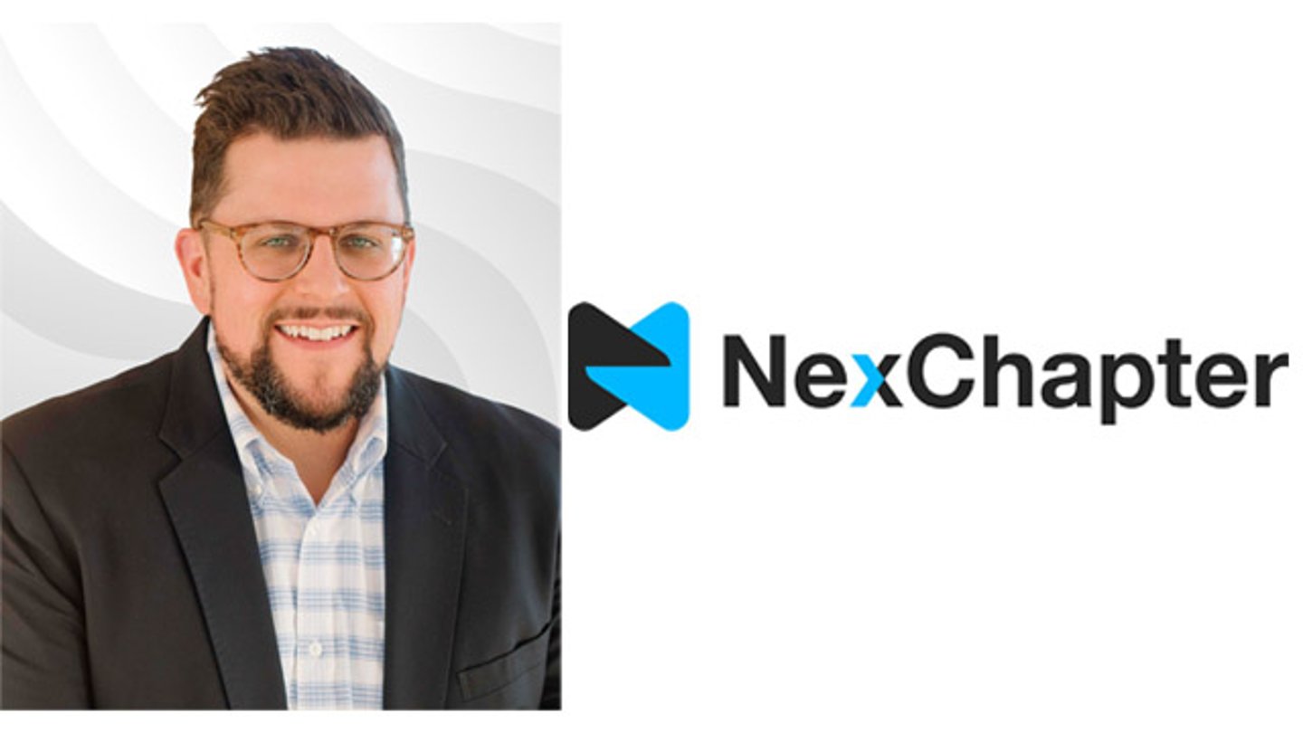 Matt Riezman  and the NexChapter logo