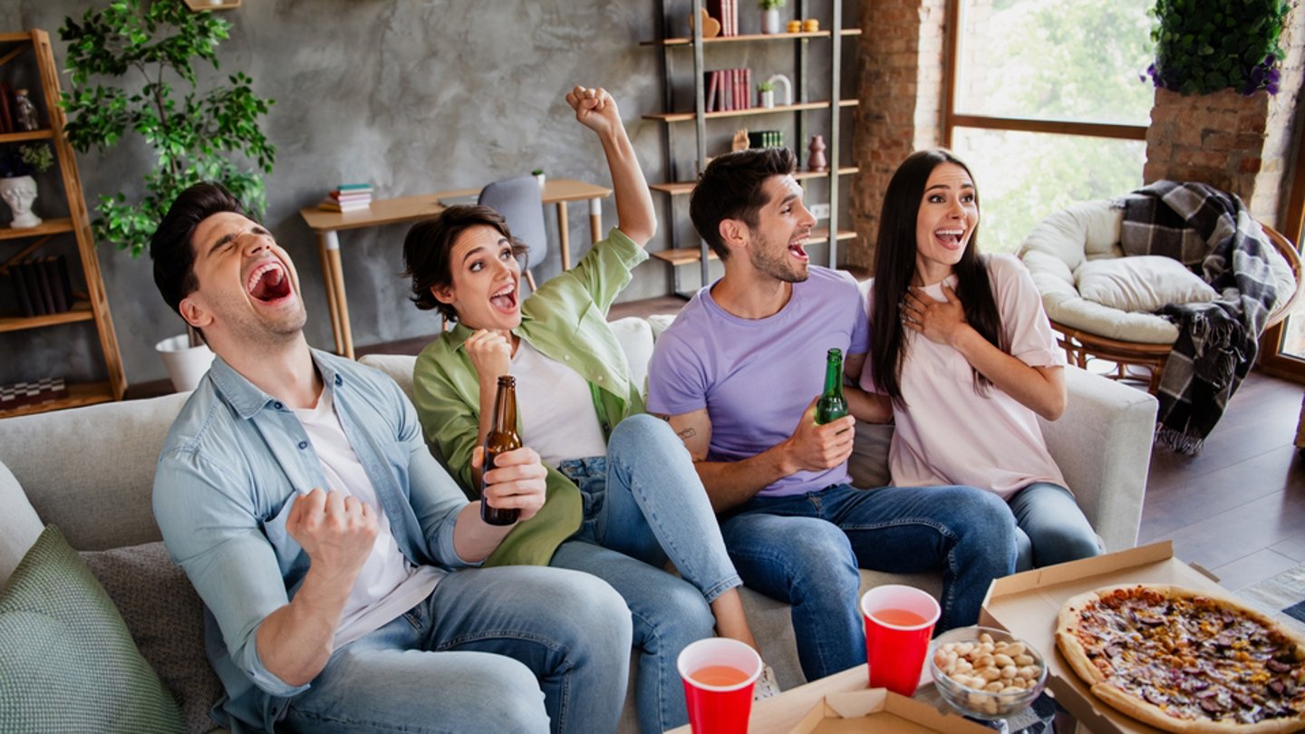 football viewing party