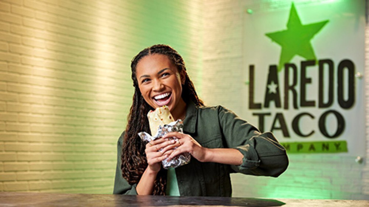 Laredo Taco's Chicken Fajita Burrito
