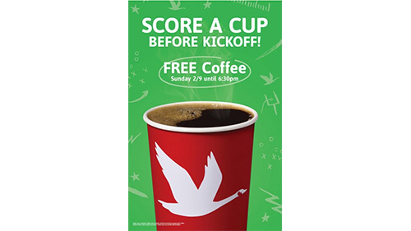 Free coffee at Wawa on game day
