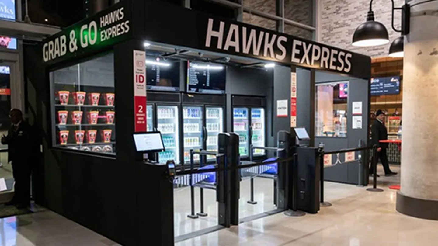 The Hawks Express Cashierless Checkout store