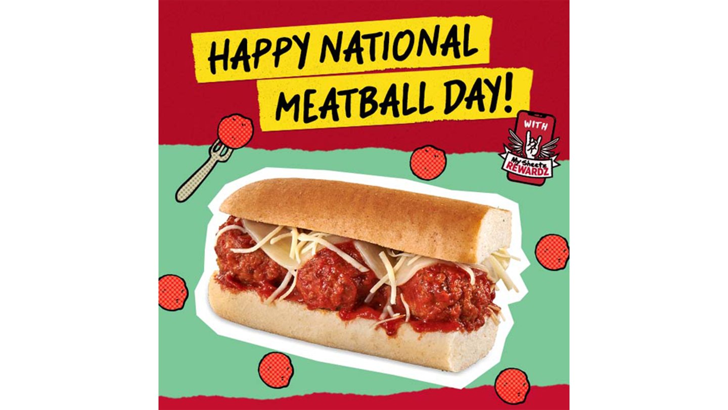 Sheetz National Meatball Day offer