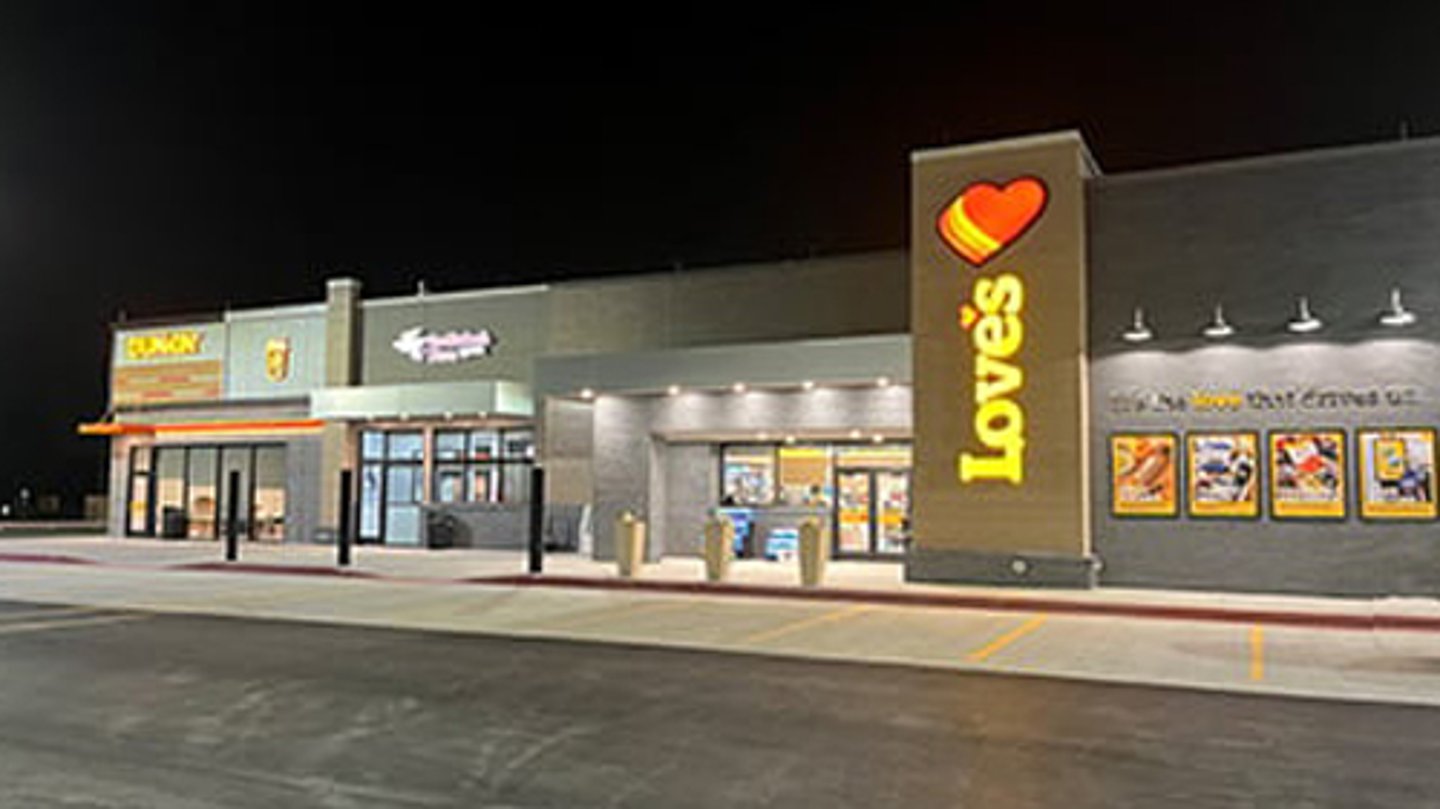The new Love's Travel Stops in New Iberia, La. 