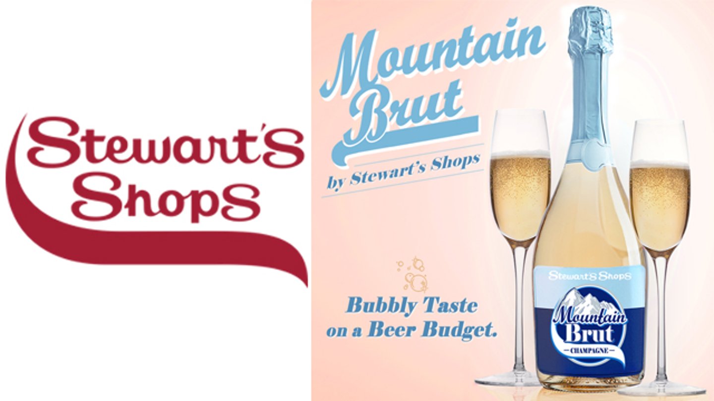 Stewart's Shops announces champagne as an April Fool's Day joke