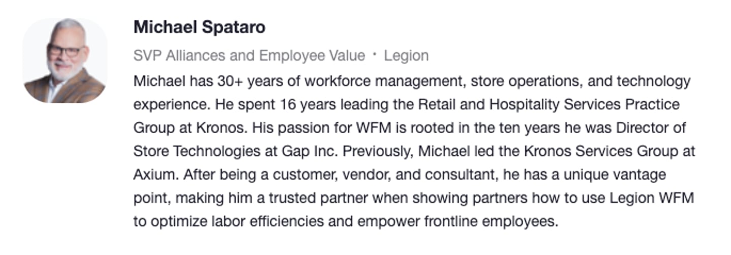 Michael Spataro Bio