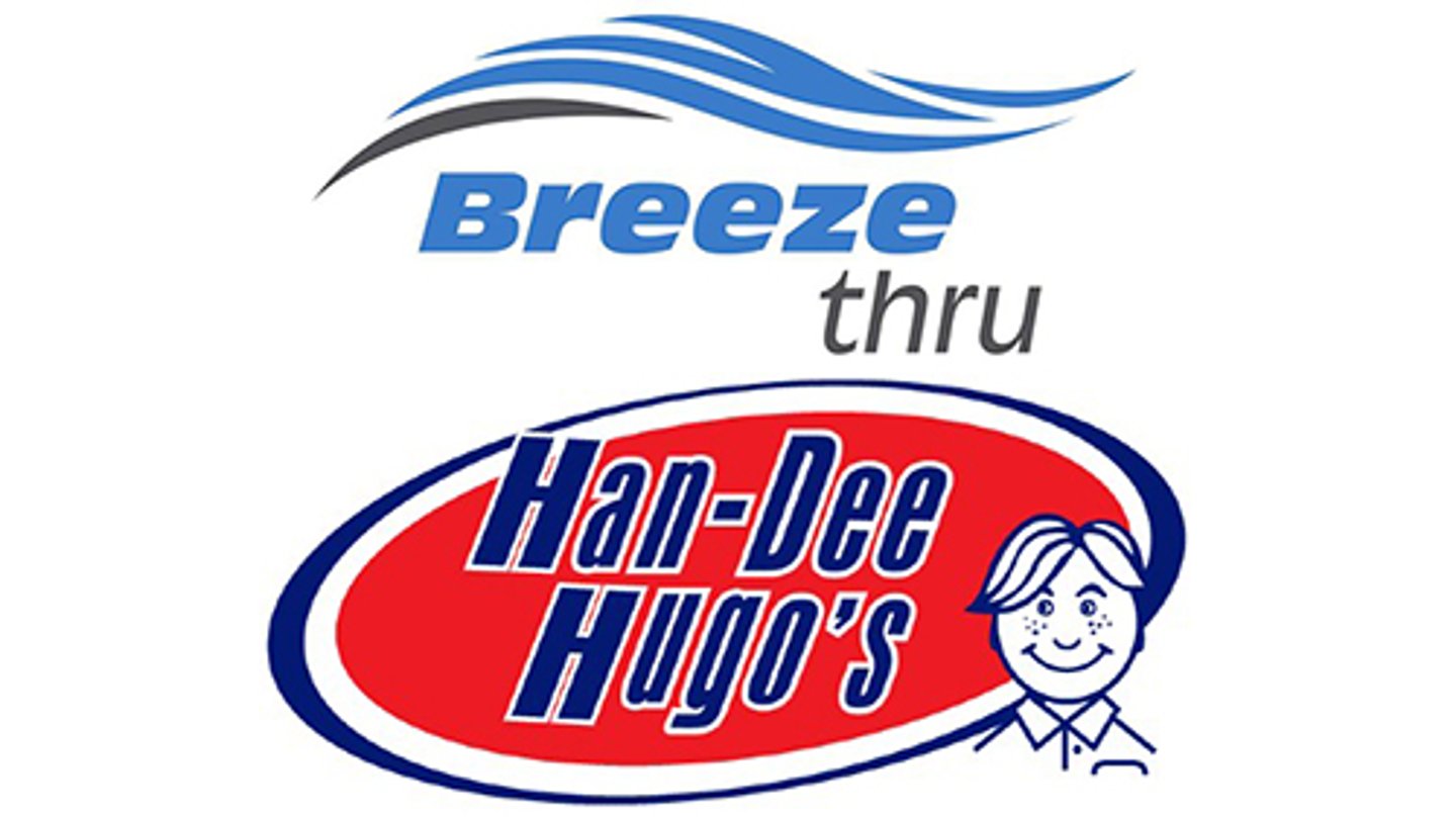 Breeze Thru Markets & Han-Dee Hugo's logos