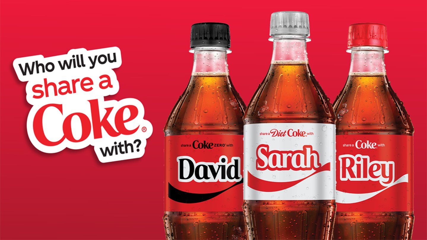 Share a Coke campaign 2025