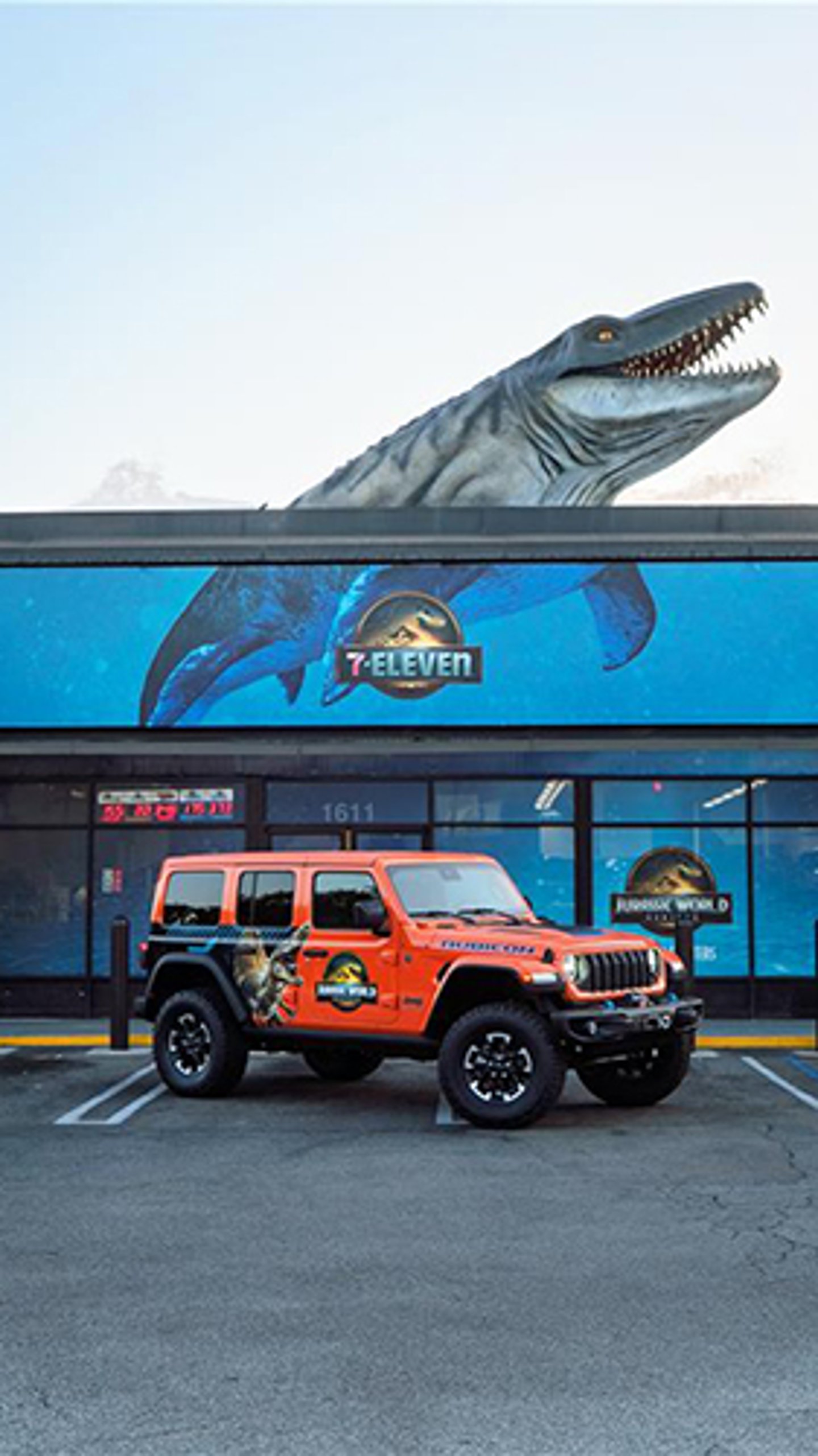 Jurassic World Rebirth promotion at 7-Eleven