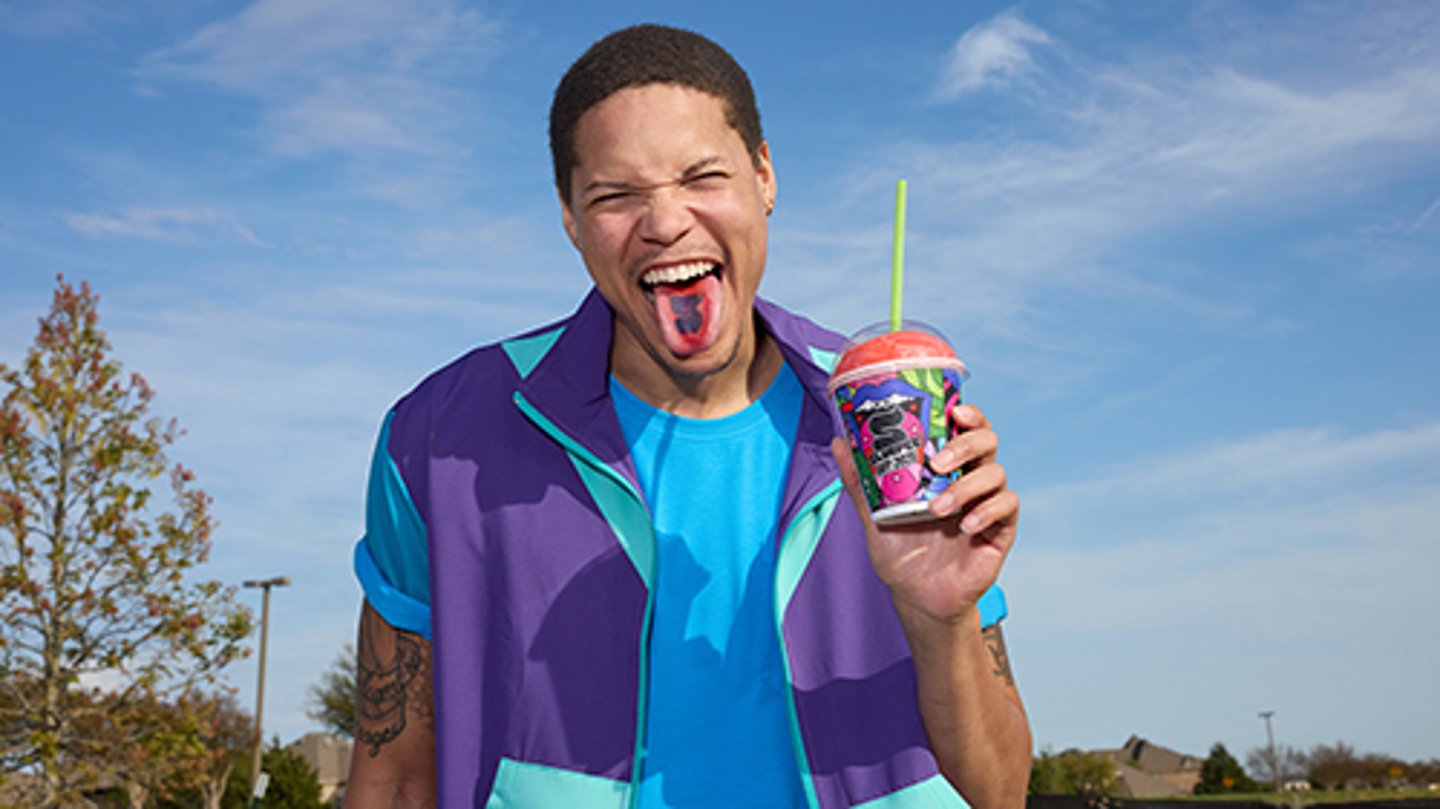 Slurpee Day's "tongue-toos"