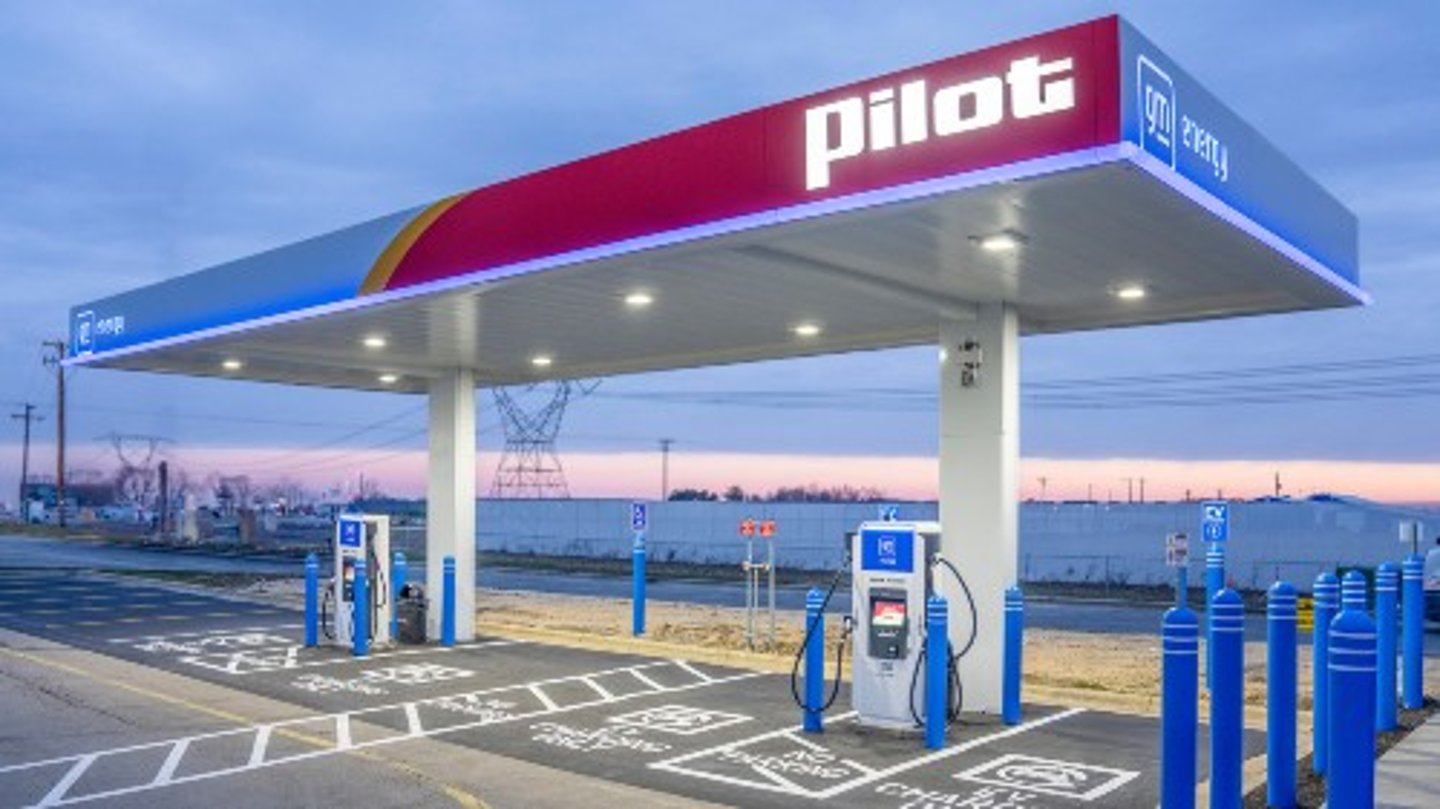 First NEVI EV charging station at Pilot Travel Center