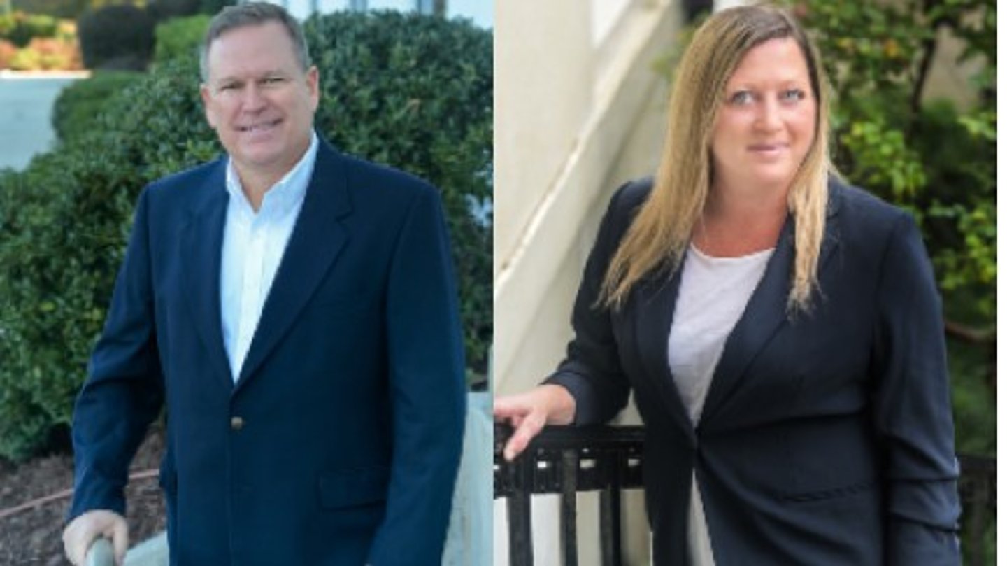 Doug Crew and Katie Demby headshots