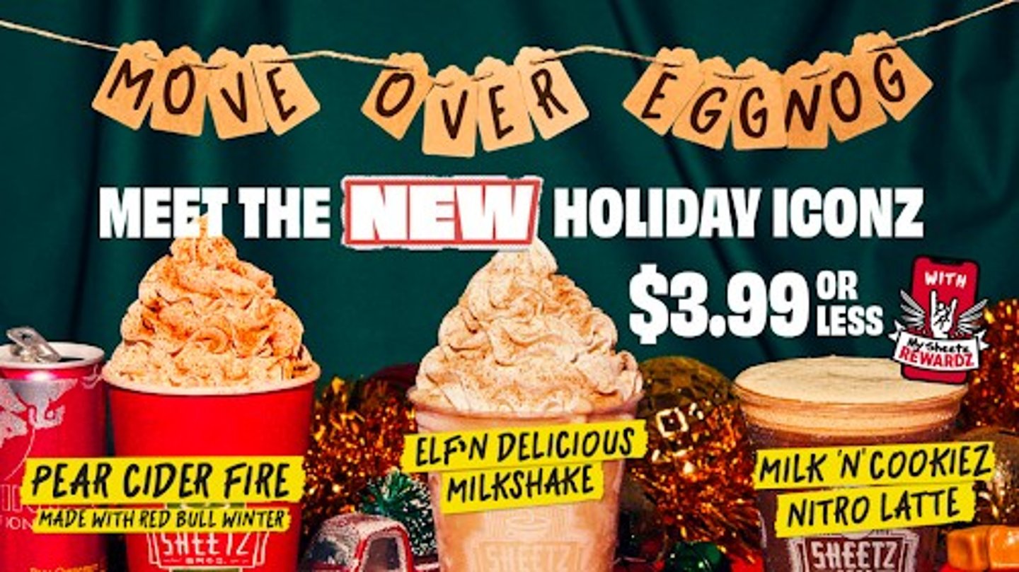 Sheetz Holiday Drinks banner