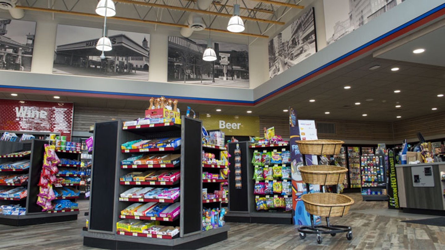 The merchandise floor in Haffner's flagship store