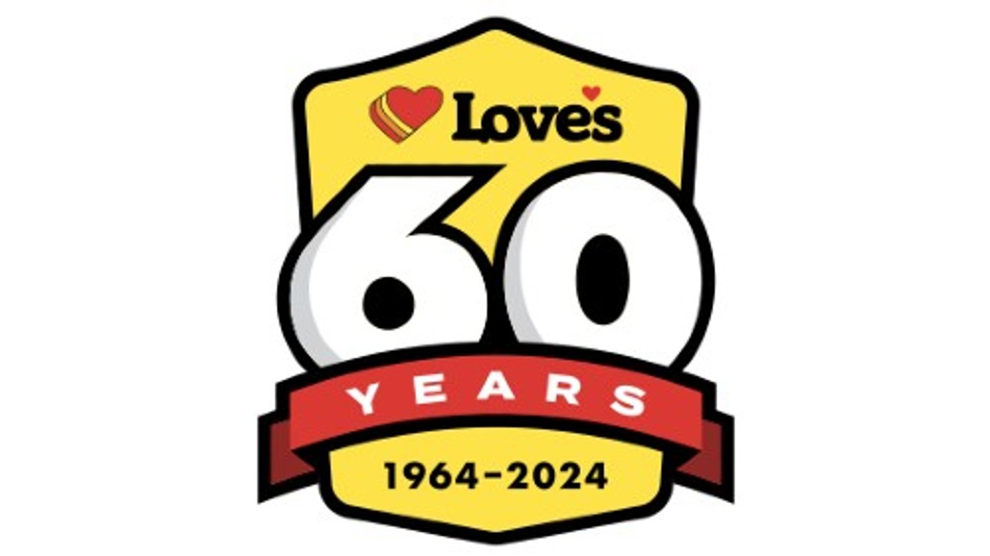 Love's 60th Anniversary logo