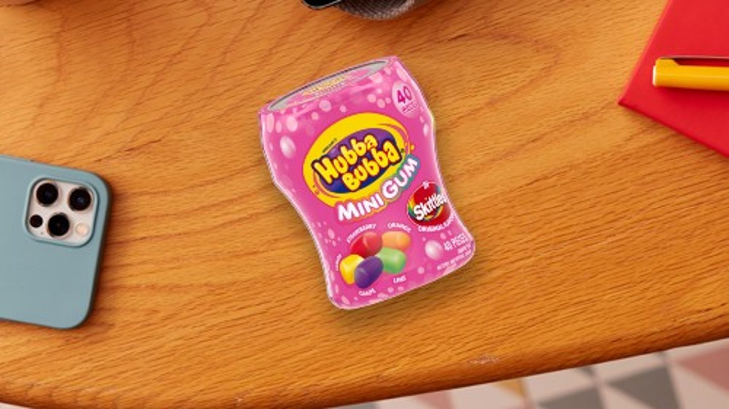 Hubba Bubba Skittles Mini Gum