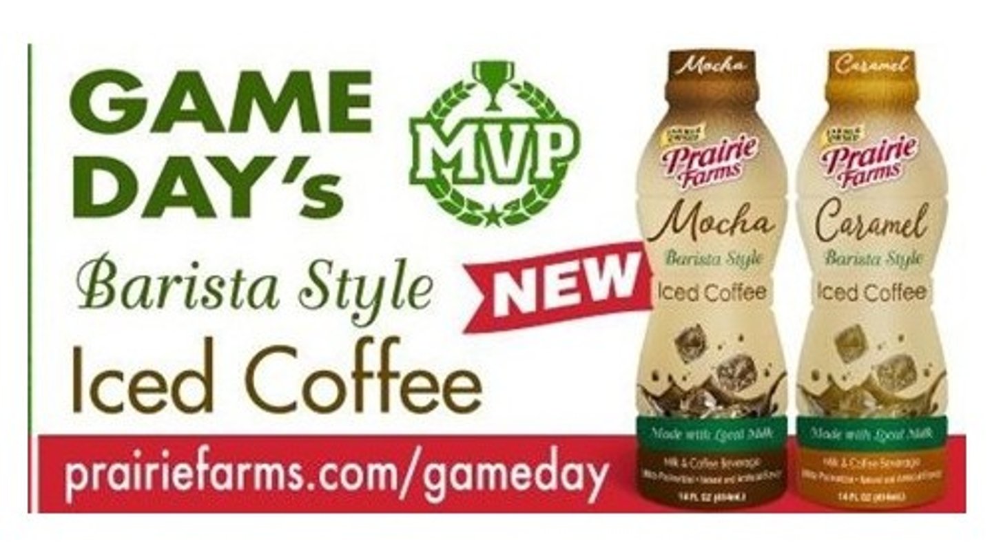 Prairie Farms Mocha and Caramel Iced Coffee banner