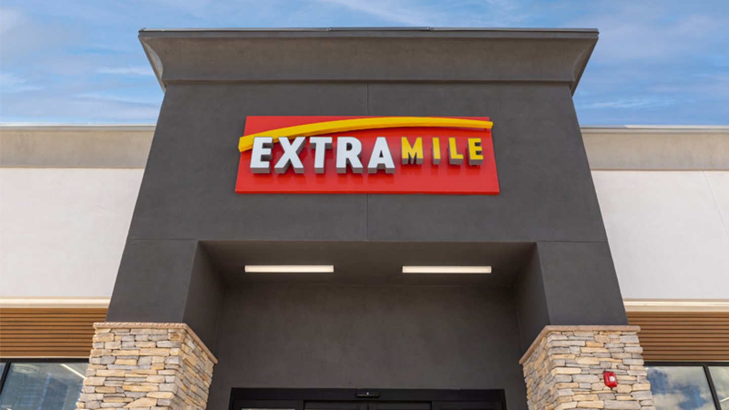 The new look entry at ExtraMile