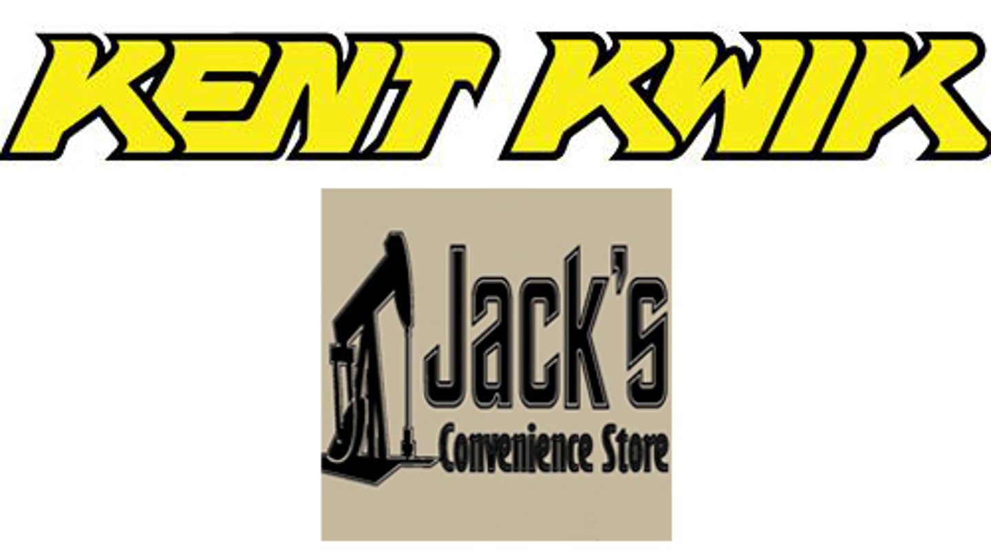 Logos for Kent Kwik and Jack's Convenience Stores