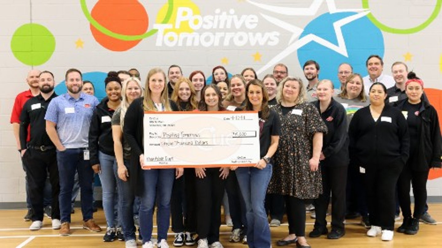 OnCue donation to Positive Tomorrows