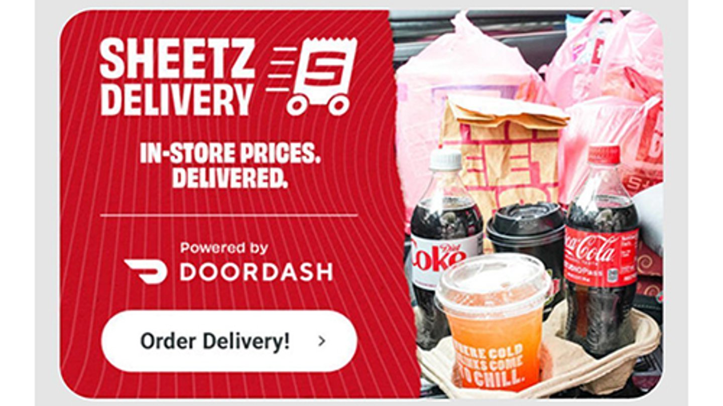 Sheetz DoorDash delivery