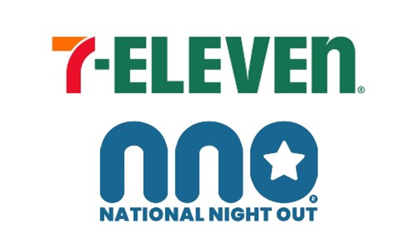 7-Eleven and National Night Out logos