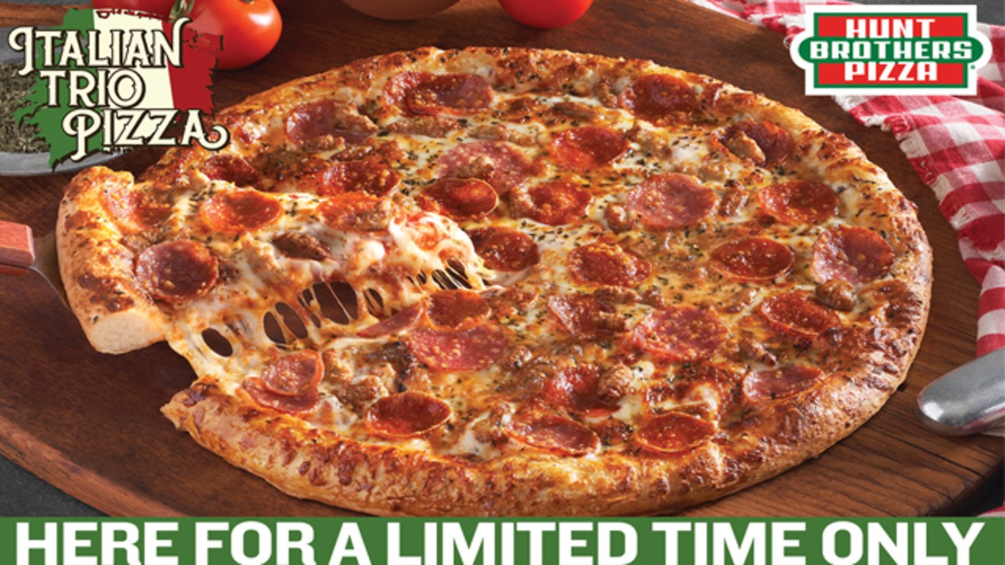 Hunt Brothers Pizza Italian Trio Pizza LTO