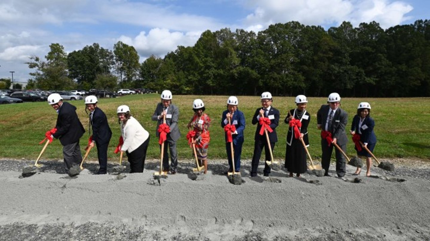 Morinaga America production facility groundbreaking in North Carolina