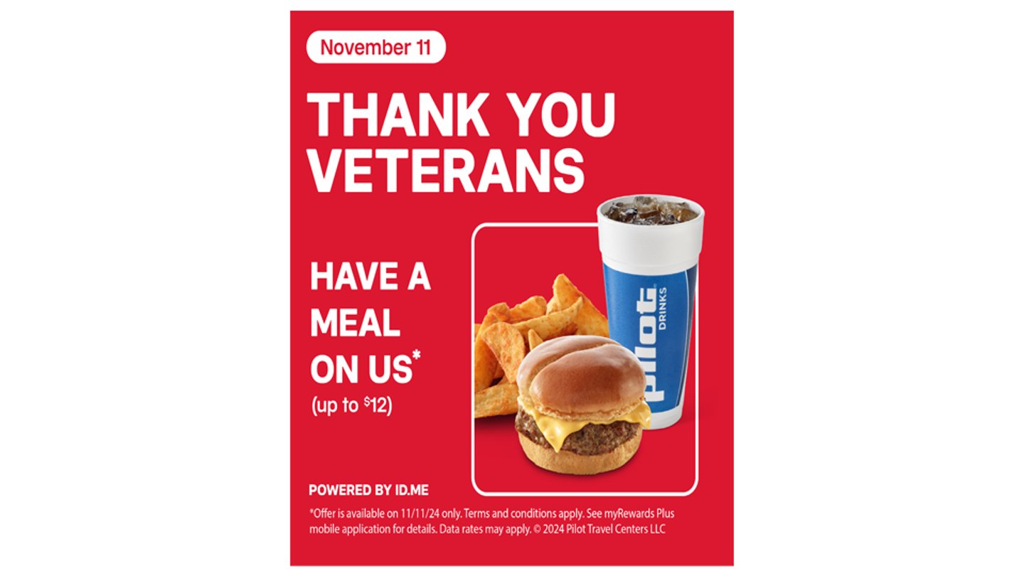 Pilot Veterans Day offer 2024